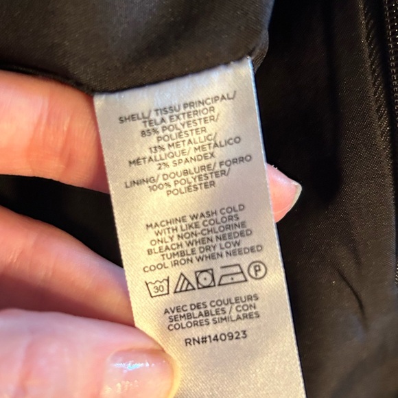 Loft Green Black Jacquard Floral Mini Skirt NWT - Picture 6 of 6